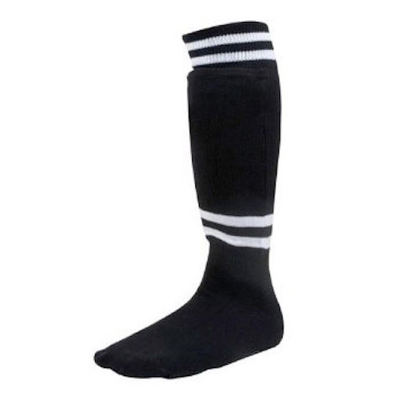 Perfectpitch Youth Sock Style Soccer Shinguard; Black - Age 4-6 PE51508